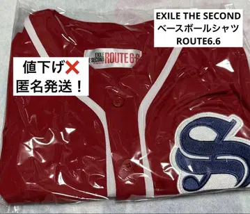 [ 미사용품 ] EXILE THE SECOND 베이스볼 셔츠 유니폼