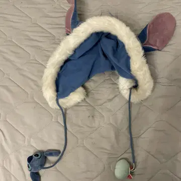 스티치 캐릭터 모자 귀 포함