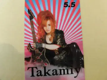 THE ALFEE 타카미자와 토시히코 TAKAMIY 트레이딩 카드 타카미