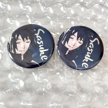 NARUTO 난자타운 홀로그램 캔뱃지 우치하 사스케