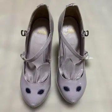Milk 연보라 스트랩 하이힐