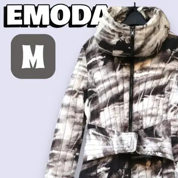 EMODA 스트라이프 롱 코트 M 사이즈