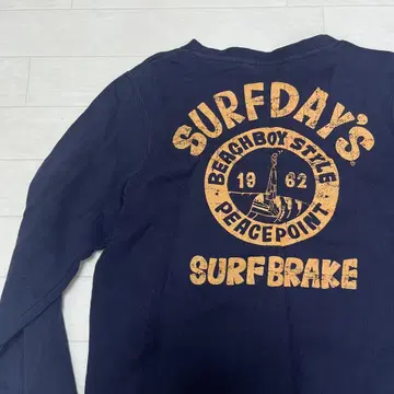 SURF DAYS 백 프린트 맨투맨 트레이닝복 서프 바다 비치 보이