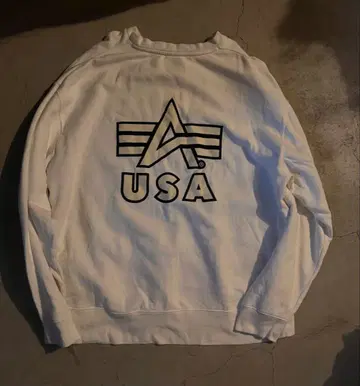 ALPHA USA 트레이닝복 화이트 사이즈 4L