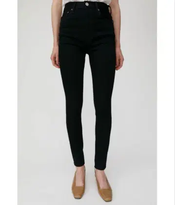 MOUSSY HW Rebirth BLACK SKINNY