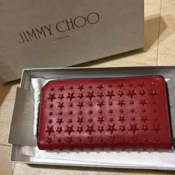 JIMMY CHOO 카나비 스타 스터드 장지갑