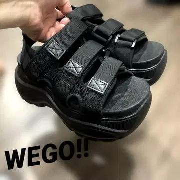 통굽 스포츠 샌들