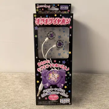 주얼펫 주얼뮤직 포트 키라키라 이어폰 퍼플 이어폰