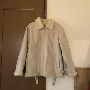 [ USED ] TAL TAL SILVER 무스탕 자켓 베이지