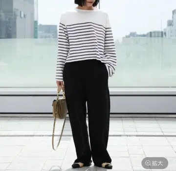 brill 속기모 스웨트 팬츠 블랙