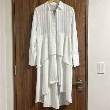 MIELIINVARIANT 화이트 셔츠 원피스