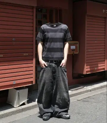 BELVET 스트라이프 T셔츠