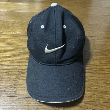 나이키 90~00s 자수 로고 캡 블랙 y2k 스트릿