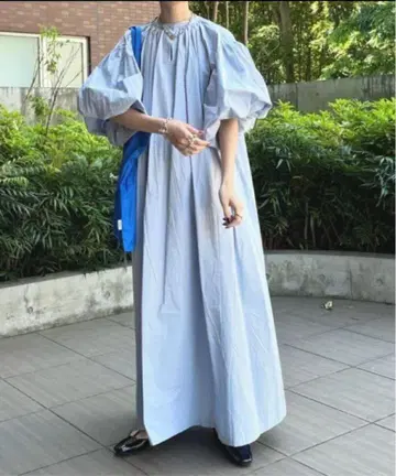 페르나 벌룬 슬리브 원피스 M