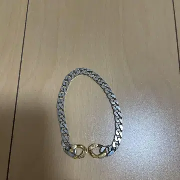 폴 스미스 실버 골드 체인 팔찌