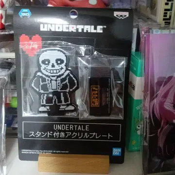 언더테일 샌즈 스탠드 포함 아크릴 플레이트