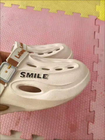 SMILE 클로그 샌들 화이트*6