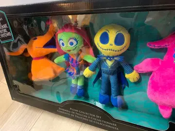 나이트메어 비포 크리스마스 네온 봉제 인형 플러시 컬렉터 세트