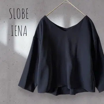 26 [ SLOBE IENA ] V넥 블라우스 깔끔한 오피스 풀오버