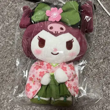 말차 기모노 쿠로미 봉제 인형 약 15cm