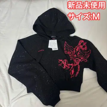 9090girl umbro CrossLogoGlitterZipHoodie