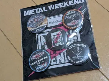 Loudness METAL WEEKEND 핀 배지 5세트