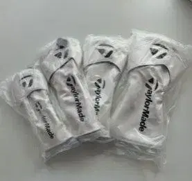 미사용 새상품 TaylorMade 골프 헤드커버 4개 세트 화이트