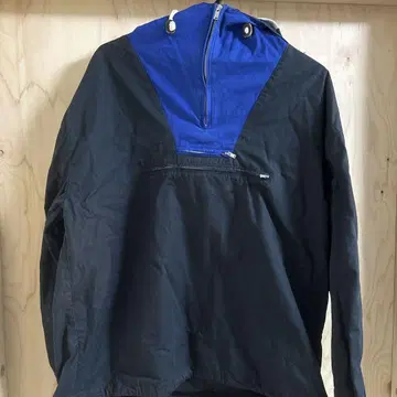 00s j.crew 코튼 아노락 후드티 복각 레어 컬러 S