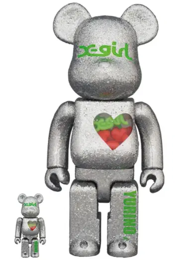 [ 미개봉 새상품 ] BE@RBRICK X-girl x YURINO