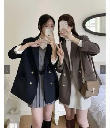 더블 버튼 테일러드 자켓[al275]