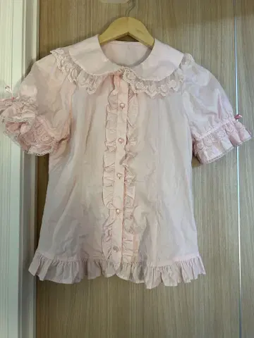 Angelic Pretty 블라우스 핑크