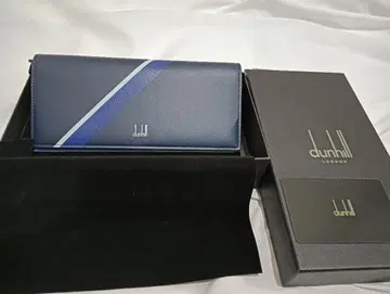 던힐 장지갑 네이비