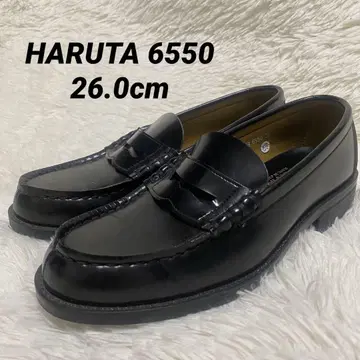 새상품급 HARUTA 하루타 로퍼 6550 26.0cm 블랙