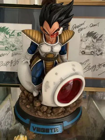 드래곤볼 레진 키트 손오공 피규어 베지터 XCEED