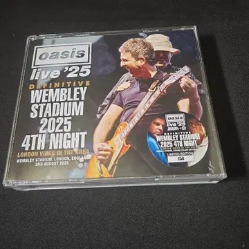 oasis live '25 WEMBLEY STADIUM 2025 3CD
