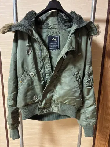 [클리닝 완료] ALPHA INDUSTRIES N-2B 카키