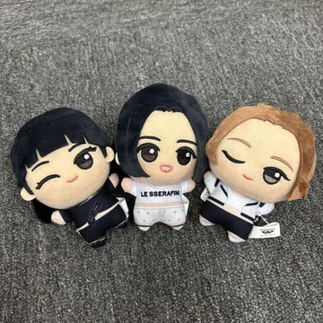 즉시 결제 새상품 택 포함 LE SSERAFIM SD 인형 3개 세트