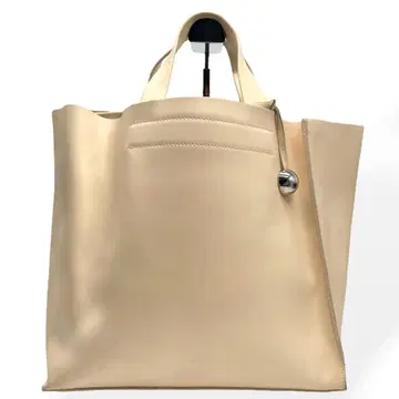 새상품급 FURLA 훌라 핸드백 가죽 옅은 핑크 A4