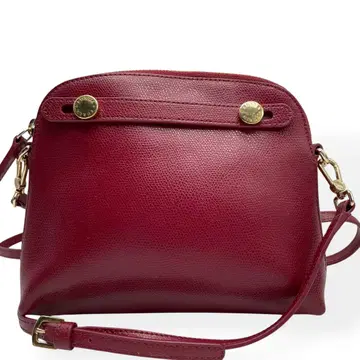 컨디션 최상 FURLA 훌라 숄더백 파이퍼 미니 레드 가죽