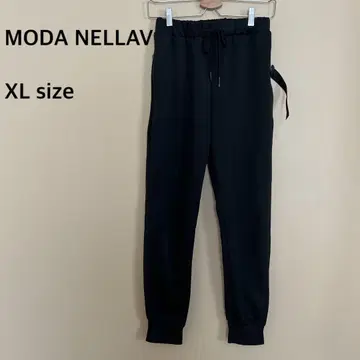 [ MODA NELLAV ] 조거 팬츠 / 롱 팬츠 / 블랙 / 블랙