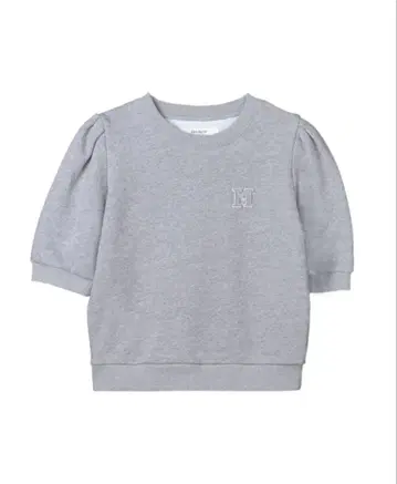 herlipto H Logo Puff-Sleeve Sweatshirt