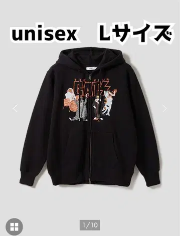 그라니프 더포캣츠 속기모 지퍼 후드티 unisex L 사이즈