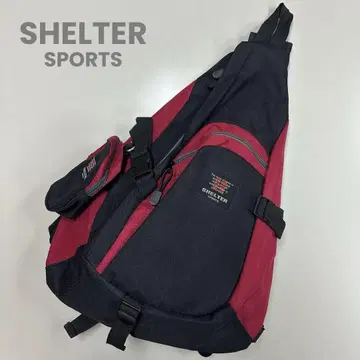 SHELTERSPORTS 원 숄더백 바디백 블랙 x 레드