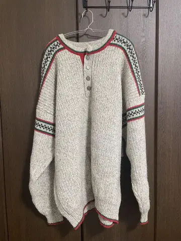 구제 의류 유로 빈티지 노르딕 니트 스웨터