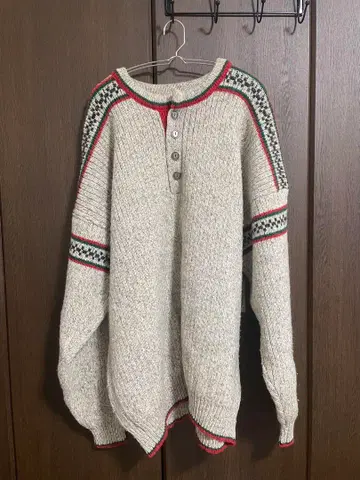 구제 의류 유로 빈티지 노르딕 니트 스웨터