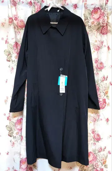 코트 네이비 스텐칼라