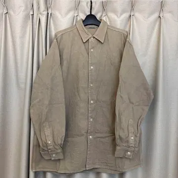 AURALEE 데님 셔츠 블루종 M 사이즈 브라운