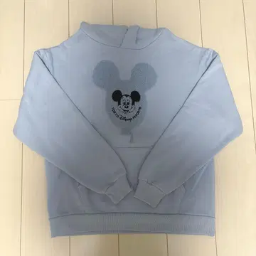 미키 벌룬 후드티 블루 M 사이즈