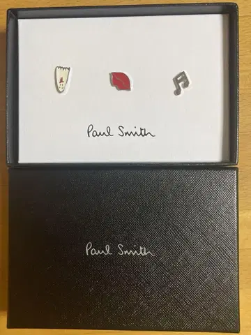 레어! Paul Smith 폴스미스 핀 배지 중고품 상자
