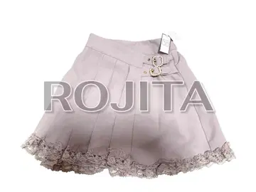 [ 미사용 새상품 ] ROJITA 핑크 플레어 스커트 팬츠